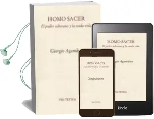 Descargar AudioLibro Homo Sacer: El Poder Soberano y la Nuda Vida, i de Giorgio Agamben año 1998