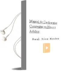 Descargar AudioLibro Manual de Cardiopatias Congenitas en Niños y Adultos de Raúl Rios Mendez año 2013