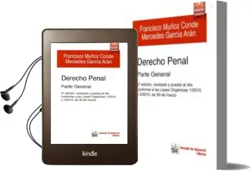 Descargar AudioLibro Derecho Penal Parte General 9ª Edicion 2015 de Francisco Muñoz Conde año 2015