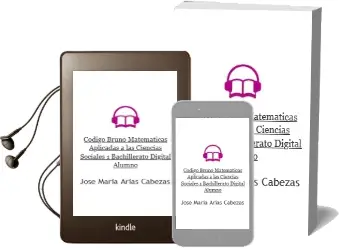 Descargar AudioLibro Código Bruño Matemáticas Aplicadas a las Ciencias Sociales 1 Bachillerato Digital Alumno de José María Arias Cabezas año 2015