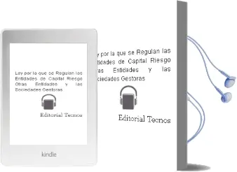 Descargar AudioLibro Ley por la que se Regulan las Entidades de Capital-Riesgo, Otras Entidades y las Sociedades Gestoras de Editorial Tecnos año 2015