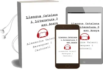 Descargar AudioLibro Llengua Catalana i Literatura 3. Eso. Anaya de Alexandre Valentí Berenguer I Carbonell año 2015