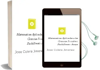 Descargar AudioLibro Matemáticas Aplicadas a las Ciencias Sociales i. Bachillerato. Anaya de José Colera Jiménez año 2015