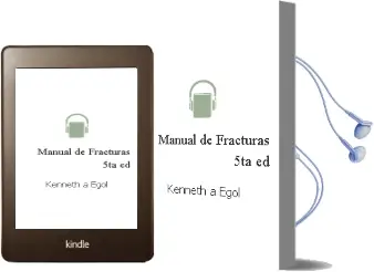 Descargar AudioLibro Manual de Fracturas, 5Ta. ed. de Kenneth A. Egol año 2015