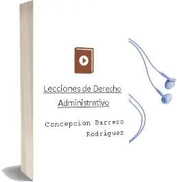 Descargar AudioLibro Lecciones de Derecho Administrativo de Concepción Barrero Rodríguez año 2016