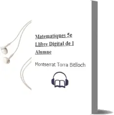 Descargar AudioLibro Matemàtiques 5è Llibre Digital de L\'Alumne de Montserrat Torra Bitlloch año 2016
