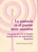 AudioLibro La Ausencia es el Puente Entre Nosotros. la Perspectiva de la Terapia Gestalt Sobre las Experiencias Depresivas de Francesetti Gianni