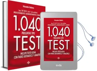 Descargar AudioLibro 1040 Preguntas Tipo Test: Ley 39/2015, de 1 de Octubre Procedimiento Administrativo Común. Incluye Texto Legal con Ínice Sistemático y Analítico de Vicente Valera año 2016