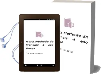 Descargar AudioLibro Merci! Méthode de Français 4. Eso. Anaya de Cle International año 2016