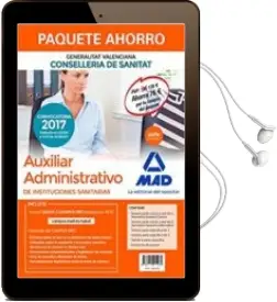 Descargar AudioLibro Auxiliar Administrativo de Instituciones Sanitarias de la Conselleria de Sanitat de la Generalitat Valenciana (Pack) de Varios Autores año 2017