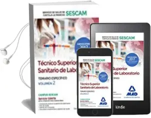 Descargar AudioLibro Técnico Superior Sanitario de Laboratorio del Servicio de Salud de Castilla-La Mancha (Sescam). Temario Específico Volumen 2 de Varios Autores año 2017