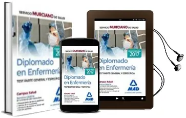 Descargar AudioLibro Diplomado en Enfermería del Servicio Murciano de Salud. Test Parte General y Específica de Varios Autores año 2017