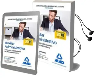 Descargar AudioLibro Auxiliar Administrativo de la Administracion General del Estado (Turno Libre): Simulacros de Examen del Primer Ejercicio de Varios Autores año 2018