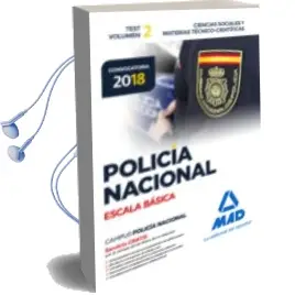 Descargar AudioLibro Policia Nacional Escala Basica: Test (Vol. 2): Ciencias Sociales y Materias Tecnico-Cientificas de Antonio Rodriguez Yergo año 2018