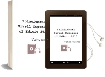 Descargar AudioLibro Solucionari Nivell Superior c2. Edició 2017 de Varios Autores año 2018