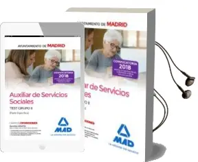 Descargar AudioLibro Auxiliar de Servicios Sociales del Ayuntamiento de Madrid: Test Grupo ii (Parte Especifica) de Varios Autores año 2018