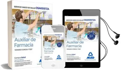 Descargar AudioLibro Auxiliar de Farmacia de Osakidetza-Servicio Vasco de Salud: Temario Comun y Test de Varios Autores año 2018