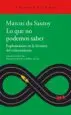 AudioLibro Lo que no Podemos Saber de Marcus Du Sautoy