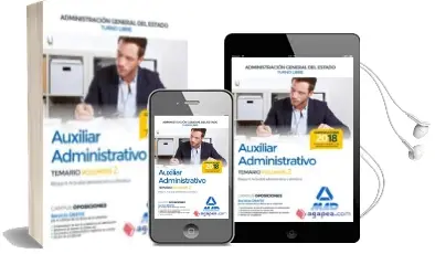 Descargar AudioLibro Auxiliar Administrativo de la Administracion General del Estado (Turno Libre): Temario (Vol. 2) Bloque ii: Actividad Administrativa y Ofimatica de No Disponible año 2018